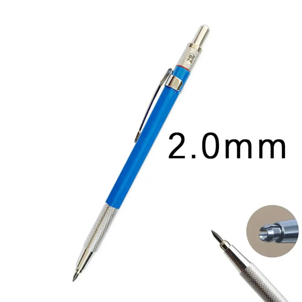 0.3/0.5/0.7/0.9/1.3/2.0/3.0MM Mechanical Pencil Drawing Writing Tool Sketch Comics Design Automatic Pencil Metal