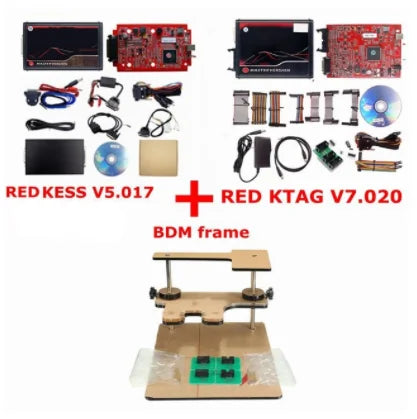 2025 Kess Ksuit V2 5.017 K TAG 7.020 2.25 4 LED Master Unlimited Online KESS Car TrucK ECU Tool BDM Frame OBD2 Programmer Kit