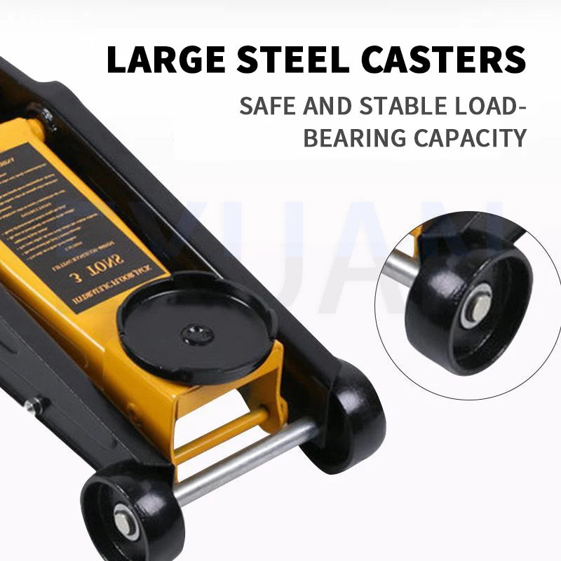 2/3/5 Ton Floor Hydraulic Jack Heavy Duty Hydraulic Floor Jack for Car With Dual Piston Pump Quick Lift Automotive Repair Tools