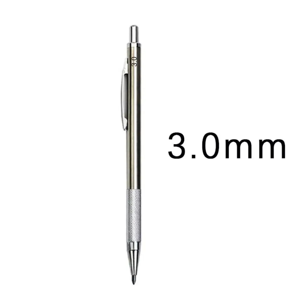 0.3/0.5/0.7/0.9/1.3/2.0/3.0MM Mechanical Pencil Drawing Writing Tool Sketch Comics Design Automatic Pencil Metal